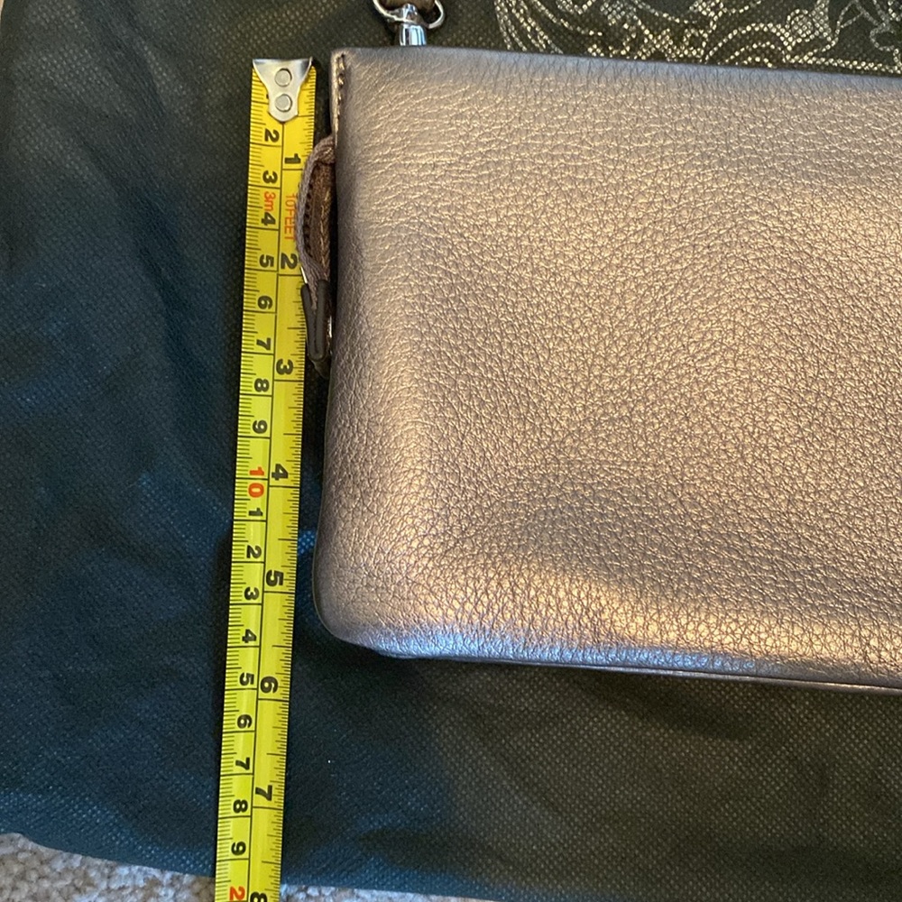 Vince Camuto gold (bronze) leather cross body bag - Picture 12 of 14